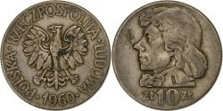 World Coins - Poland, 10 Zlotych, 1960, Warsaw, Copper-nickel, , KM:50