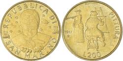 World Coins - Coin, San Marino, 200 Lire, 1997