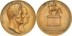 World Coins - France, Medal, Charles X, restauration de la Statue de Louis XIV à Lyon