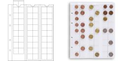 World Coins - Pages, Optima, 20, mm, Set of 5, Leuchtturm:315033