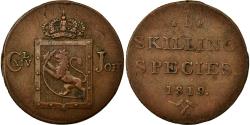 World Coins - Norway, Carl XIV Johan, Skilling, 1819, Copper,