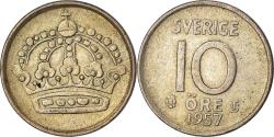 World Coins - Coin, Sweden, 10 Öre, 1957