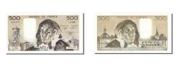 World Coins - Banknote, France, 500 Francs, 500 F 1968-1993 ''Pascal'', 1990, 1990-07-05