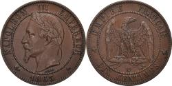 World Coins - Coin, France, Napoleon III, Napoléon III, 10 Centimes, 1863, Strasbourg