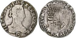 World Coins - Kingdom of Navarre, Henri III de Navarre, 1/2 Franc, 1583, Saint-Palais, Silver