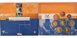 World Coins - Netherlands, Coffret 1c. à 2€, Handisport, 2001, Utrecht,