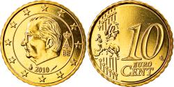 World Coins - Belgium, 10 Euro Cent, 2010, , Brass, KM:277