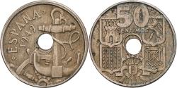 World Coins - Spain, 50 Centimos, 1956