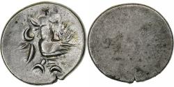 World Coins - Cambodia, Norodom I, 2 Pe, 1/2 Fuang, ND (1847-1860), Silver,