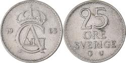 World Coins - Coin, Sweden, 25 Öre, 1963