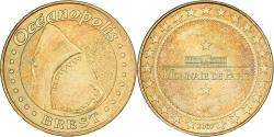 World Coins - France, Token, Brest - Océanopolis n°3 - Requin Blanc, 2007, Copper-nickel