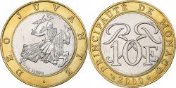 World Coins - Monaco, Rainier III, 10 Francs, 2000, Paris, Bi-Metallic, , Gadoury:MC160