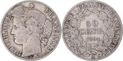 World Coins - Coin, France, Cérès, 50 Centimes, 1894, Paris, , Silver, KM:834.1