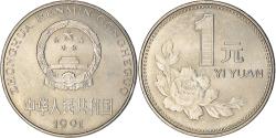 World Coins - Coin, CHINA, PEOPLE'S REPUBLIC, Yuan, 1991, , Nickel plated steel