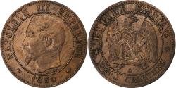 World Coins - France, Napoleon III, 2 Centimes, 1854, Paris, Bronze, , Gadoury:103