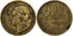 World Coins - France, Guiraud, 10 Francs, 1954, Beaumont - Le Roger,