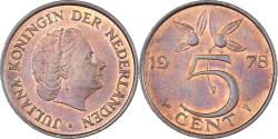 World Coins - Coin, Netherlands, Juliana, 5 Cents, 1978, , Bronze, KM:181