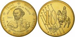 World Coins - Malta, 10 Euro Cent, PRUEBA-TRIAL ESSAI., 2003, Cupro-aluminium-nickel,