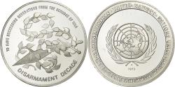 World Coins - France, Medal, Nations Unies, Disarmament Decade, 1973, Silver,