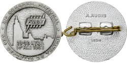 World Coins - France, Broche, XIème Congrès National des Déportés du Travail, 1956