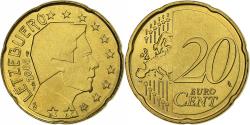 World Coins - Luxembourg, 20 Euro Cent, 2008, Paris, Nordic gold,