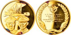 World Coins - France, Medal, Conquête de l'Air, 1ère Liaison Grande-Bretagne-Afrique du Sud