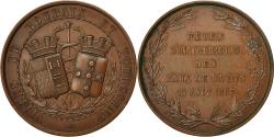 World Coins - France, Medal, Fetes d'Inauguration des Eaux de la Lys, 1863, Reboux,