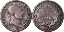 World Coins - Coin, France, Napoléon I, Franc, 1810, Bayonne, , Silver, KM:692.9