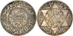 World Coins - Coin, Morocco, Yusuf, 1/2 Rial, 5 Dirhams, 1912/AH1331, bi-Bariz, Paris