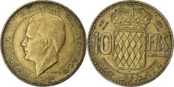 World Coins - Monaco, Rainier III, 10 Francs, 1950, Paris, Cupro-Aluminium,