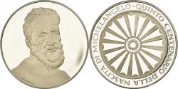 World Coins - Italy, Medal, Michelangelo, Roma, Rizzelo, , Silver