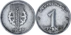 World Coins - GERMAN-DEMOCRATIC REPUBLIC, Pfennig, 1949, Berlin, , Aluminum, KM:1