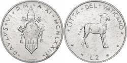 World Coins - Vatican, Paul VI, 2 Lire, 1973 (Anno XI), Rome, Aluminum, , KM:117