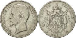 World Coins - Coin, France, Napoleon III, Napoléon III, 5 Francs, 1855, Paris,