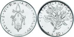 World Coins - Coin, VATICAN CITY, Paul VI, 50 Lire, 1975, , Stainless Steel, KM:129