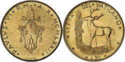 World Coins - Coin, VATICAN CITY, Paul VI, 20 Lire, 1972, , Aluminum-Bronze, KM:120