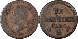 World Coins - France, 1 Centime, Dupré, AN 6, Paris, Copper, , Gadoury:76