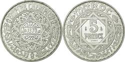 World Coins - Coin, Morocco, 5 Francs, 1950, Paris, , Aluminum, Lecompte:246