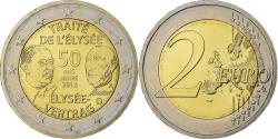 World Coins - Germany, 2 Euro, Élysée Treaty, 2013, Berlin, Bi-Metallic,
