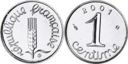 World Coins - Coin, France, Épi, Centime, 2001, Paris, BU, , Stainless Steel