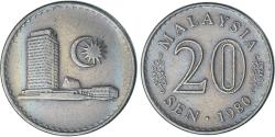 World Coins - Coin, Malaysia, 20 Sen, 1980