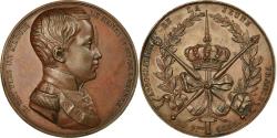 World Coins - France, Medal, Napoléon III, Association de la Jeune France, 1853,