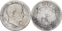 World Coins - Kingdom of Italy, Napoleon I, 2 Lira, 1813, Venice, Silver,