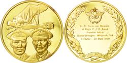World Coins - France, Medal, L'Histoire de la Conquête de l'Air, Pierre van Ryneveld et Major