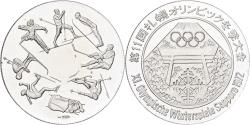 World Coins - Japan, Medal, XI Olympische Winterspiele Sapporo, 1972, Silver,