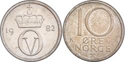 World Coins - Coin, Norway, 10 Öre, 1982