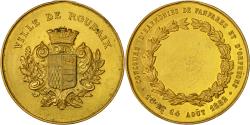 World Coins - France, Medal, Concours Musical, Ville de Roubaix, 1882, , Gilt Bronze