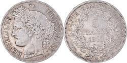 World Coins - Coin, France, Cérès, 5 Francs, 1849, Paris, , Silver, KM:761.1