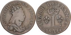 World Coins - Coin, France, Louis XIV, Liard de France, premier type, Liard, 1654, Paris
