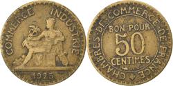 World Coins - Coin, France, Chambre de commerce, 50 Centimes, 1925,